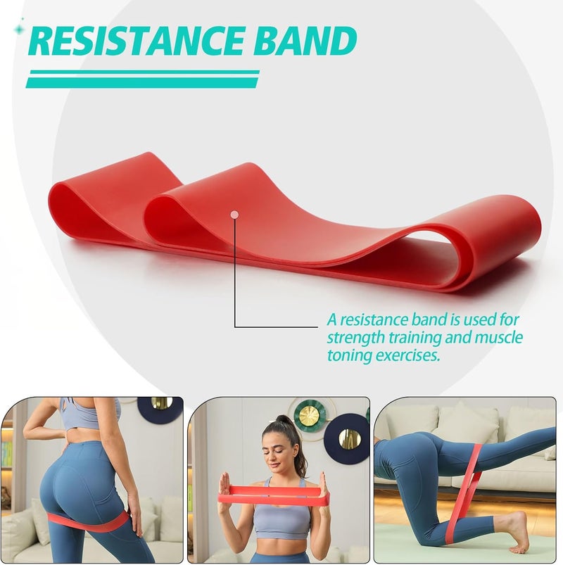 Krightlink 5-in-1 Foam Roller Set, Massage Roller Stick, Massage Ball, Resistance Band for Deep Muscle Massage, Trigger Point Release, Pilates, Yoga (Blue-Wave) - Image 5